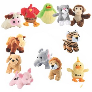 Kovot 12 Plush Talking Animal Sound Toys Baby Gift & Party Favors Squishy Stuffed Animals with Interactive Sound - 1 of 4