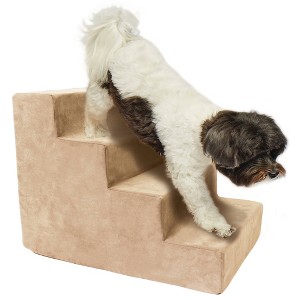 Precious Tails High Density Foam Steps Dog Stairs - Camel - 1 of 4