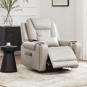 Spruce & Spring Electric Power Lift Recliner with Heat and Massage for Elderly - 1 of 4