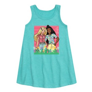 - Barbie - Easter Graphic Sleeveless Aline Dress - 1 of 2