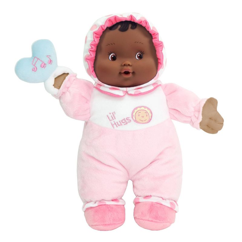 JC Toys Lil&#39; Hugs Your First Baby Doll - Brown Eyes, 1 of 7