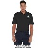 Williston State College Adult Men's Polo Left Chest Logo, Charcoal - image 3 of 4