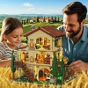 Hogokids 1826 PCS Vine Estate Autumn Cabin Building Block Kit Birthday Gift for Adults and Kids Aged 8+ - 3 of 4