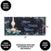 Evergreen 0.25 In Warm Winter Wishes Mat Sassafras Oil Lamp Winter Holly Door Mat - 2 of 3