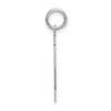 Black Bow Jewelry Sterling Silver, Jersey Collection, Medium Number 12 Pendant - 2 of 4