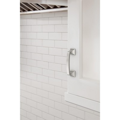 Satin Nickel 3 Inch Center-to-Center Cabinet Drawer Pull