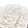 GlasFlength Wall Art Flowers Decorations 3D Flowers Wall Decoration Handmade Rustic Wall Art Simple for Living Room, White, 7.3"*2.8"*7.3" - 4 of 4
