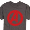 Men's - Marvel - Avengers A Logo Short Sleeve Graphic T-Shirt - 2 of 4