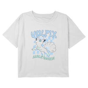 Girl's Pokemon Vulpix Retro Region T-Shirt - 1 of 3