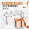 Yukon Glory™ Griddle Warming Rack, Designed for 17" Blackstone Griddles - 3 of 4