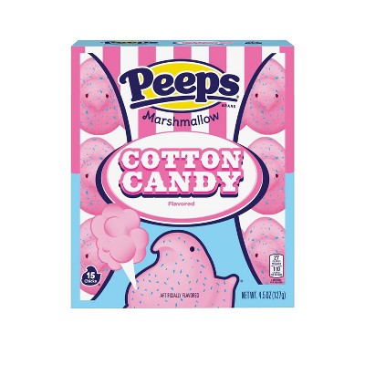 Peeps Easter Cotton Candy Chicks - 4.5oz/15ct