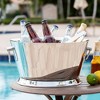 Sol Living Stainless Steel Single Wall Beverage Tub for Parties - 4 of 4