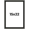 PosterPalooza | Antique Black Picture Frame - UV Acrylic, Foam Board Backing, Hanging Hardware - 2 of 4