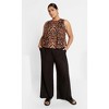 Women's Plus Size Amara Print Top - black | CITY CHIC - 2 of 4