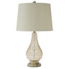 Signature Design by Ashley Latoya Glass Table Lamp Champagne: Metallic Finish, 3-Way Switch, UL Listed - 2 of 3