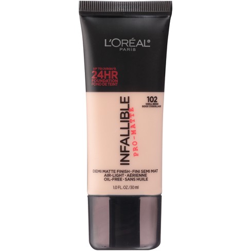 L'Oreal® Paris Infallible Pro-Matte Foundation 102 Shell Beige 1 fl oz ...