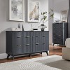 SinCiDo 54" Fluted 7 Drawer Chest of Drawers, Faux Marble Topped Modern Dresser with Curved Design, for Bedroom, Living Room, Hallway - 3 of 4