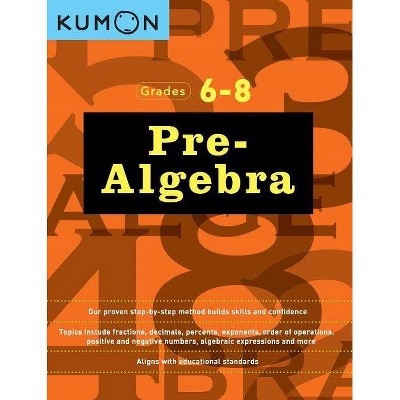 Pre Algebra - by  Kumon (Paperback)