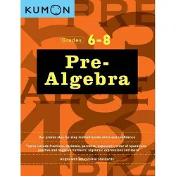 Pre Algebra - by  Kumon (Paperback)