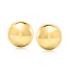 Ross-Simons Italian 16mm 14kt Yellow Gold Dome Earrings - 3 of 4