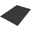 NicBex 26"L Interlocking Gym Floor Mats,Premium EVA Foam,0.5/0.75/1 Inch Thickness,6/12/18/24/36 Pieces,Home Gym and Gymnastics Floor Protection,Black - 2 of 4