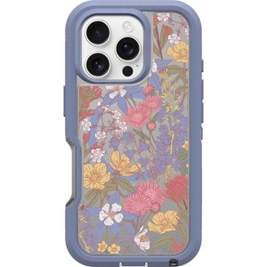 OtterBox DEFENDER SERIES PRO XT Case w/MagSafe for Apple iPhone 16 Pro - Floral Purple (77-96089) - Certified - 1 of 1