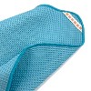 MU Kitchen Premium Absorbent 17 x 25 Inch Microfiber Waffle Dishtowel, 8-Pack, Sea Blue - 2 of 2