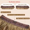 Alilang One Piece Long Wavy Curly Clip in Hair Wig Extension 20 Inches High for Women 4 Clips - 4 of 4