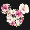 Men's Mickey & Friends Pink Floral Mickey Mouse Logo Long Sleeve Shirt - 2 of 4