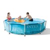 Intex 28207EH 10-Ft x 30-In Rust Resistant Steel Metal Frame Outdoor Backyard Above Ground Circular Beachside Swimming Pool with Filter Pump - image 2 of 4