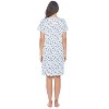 Casual Nights Women's Super Soft Yummy Nightshirt, Short Sleeve Nightgown, Night Dress with Fun Prints & Patterns - 4 of 4