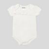Nicole Miller Baby Girls Short Sleeve Cotton Bodysuit, 3 Pack - 4 of 4