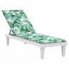 vidaXL Deck Chair Cushion Leaf Pattern Oxford Fabric - 3 of 4