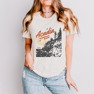 Acadia National Park Maine Est. 1919 - Womens Short Sleeve Tee - 1 of 4