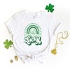 Simply Sage Market Women's Lucky Shamrock Rainbow Short Sleeve Graphic Tee - 3 of 3