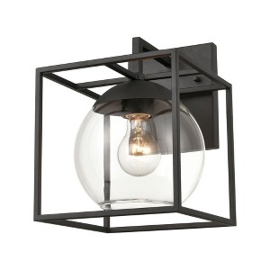Elk Home Cubed 1 - Light Wall Light in  Charcoal - 1 of 3