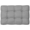 vidaXL Gray Pallet Sofa Cushions Set, Outdoor Garden Furniture Seat, Fabric, Quality Stitching, Indoor and Outdoor Use - 4 of 4