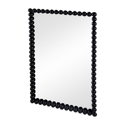 GlasFlength Decorative Wall Mirrors Classic Mirror Wall Mirror Decorative Rectangle Mirror Vanity Mirror for Living Room, Black, 24"*2"*36"