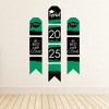 Big Dot of Happiness Green Grad - Best is Yet to Come - Hanging Vertical Paper Door Banners - 2025 Green Grad Party Wall Decor Kit- Indoor Door Decor - 3 of 4