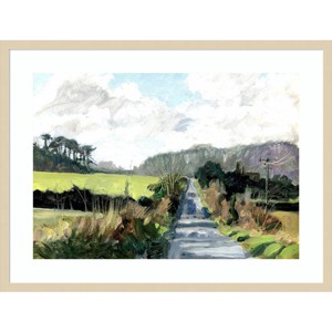 Amanti Art Ripple Lane by Metcalfe Clive Wood Framed Wall Art Print - 1 of 4