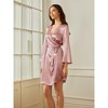 Mommesilk Silk Robe With Bell Sleeves - 4 of 4