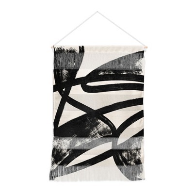 Lola Terracota That Was A Cow Abstraction Fiber Wall Hanging - Society6