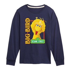 Boys' - Sesame Street - Big Bird Photo -Toddler and Youth Long Sleeve T-Shirt Long Sleeve Graphic T-Shirt - 1 of 3