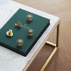Attop Black and Brushed-Gold Cabinet-Knobs - 10 Pack Flower Brass Drawer Pulls for Dresser Cabinet Hardware - 4 of 4