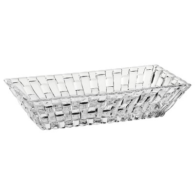 Nachtmann Bossa Nova Crystal 6.6 Inch Rectangular Bowl, Set of 2