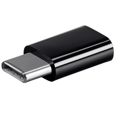 Philips 6 Usb-c To Usb 3.1 Female Adapter Black : Target