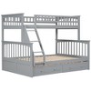 Merax Convertible Twin over Full Bunk Bed with Built-in Storage Drawers - 3 of 4