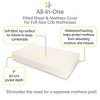 BreathableBaby All-in-One Fitted Sheet & Waterproof Cover, For 52" x 28" Crib Mattress (2-Pack), Ecru - 3 of 4