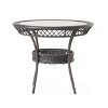 Chery Life 34" Patio Table, Glass Table fits Patio, Pool, Porch - 2 of 4