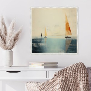 Amanti Art Minimalist Maritime Boats II by Irena Orlov Framed Wall Art Print - 1 of 4